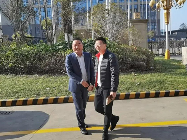 新春伊始，龙湾区空港管委会向导率队莅临集团走访慰问